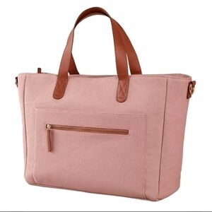 COPY - Mauve Canvas Work Bag - only used once